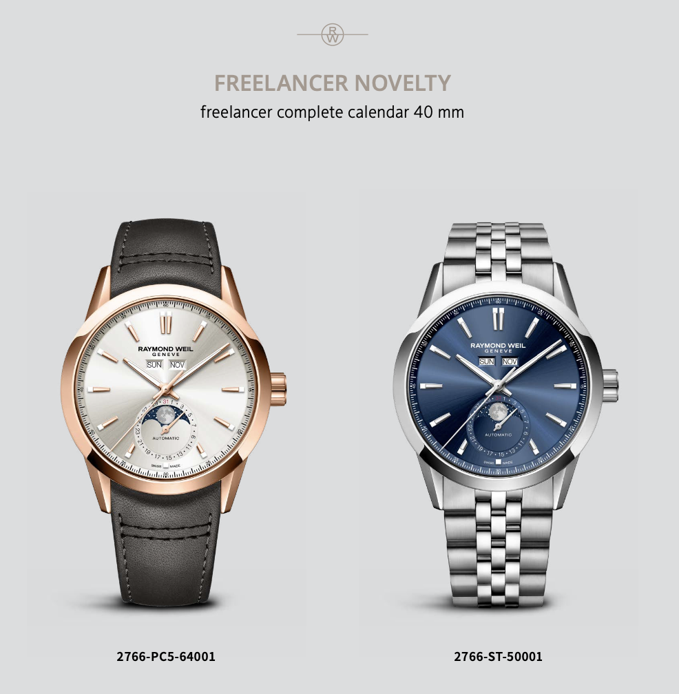 Raymond Weil Freelancer Novelties, AURORA House of Luxury Oy
